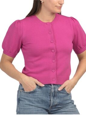 FRENCH CONNECTION
Cozy Button Down Short Sleeve Cardigan